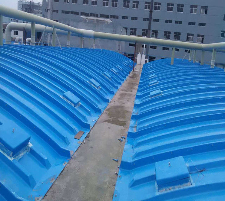 La vetroresina ha rinforzato la mano di plastica di FRP sovrappone le coperture utilizzate in impianto di depurazione