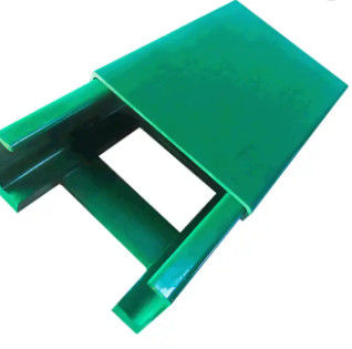 Tipo solido verde cavo Tray Non Combustible High Flexibility della scala di FRP