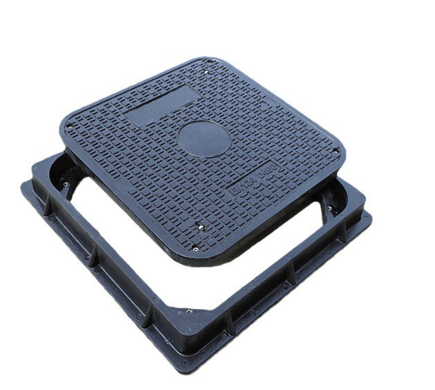 Forma quadrata 25mm Copertura del buco di manovra in fibra di vetro Dimensione standard Copertura della camera Frp, coperture per scarico d'acqua esterne