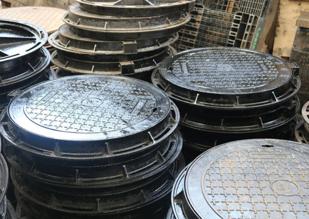 Classificazione di carico A15 Copertura del foro di manovra in fibra di vetro FRP Copertura intagliata 25Mm,Coperta del foro di manovra in resina composita FRP