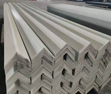 Profili strutturali in FRP resistenti allo scivolamento Profili angolari lunghezza personalizzata,profili in fibra di vetro pultrudati Quadrato strutturale
