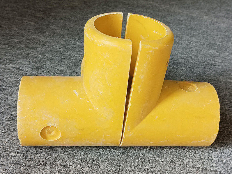 50mm tubo rotondo in fibra di vetro FRP manubrio montato gomito base tee quattro vie connettore