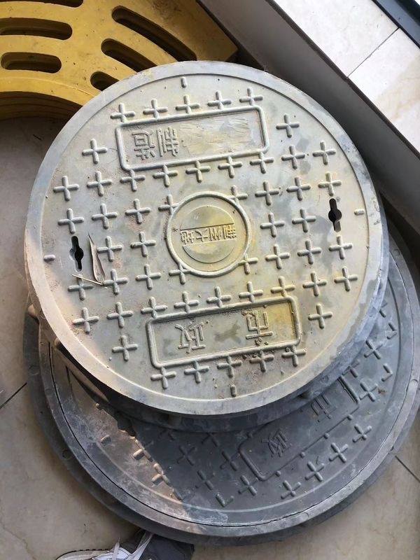 19.7 pollici grigio fibra di vetro copertura manhole circolare stile generale per la costruzione stradale