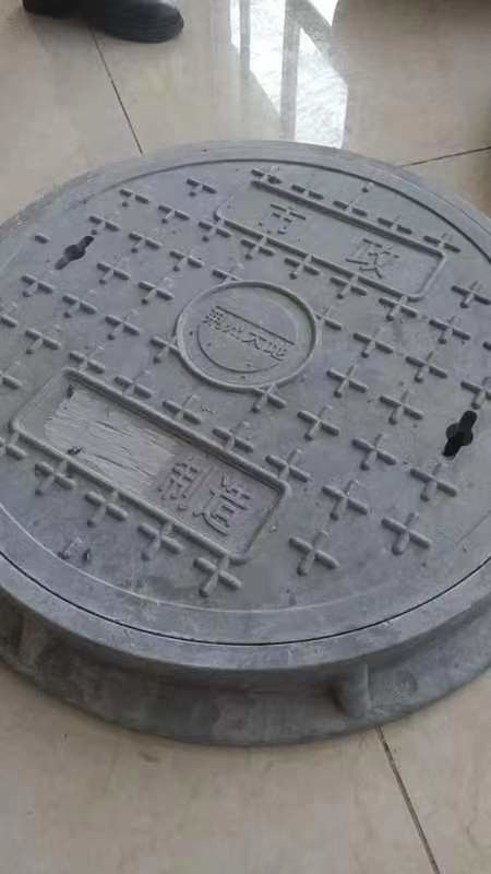 19.7 pollici grigio fibra di vetro copertura manhole circolare stile generale per la costruzione stradale