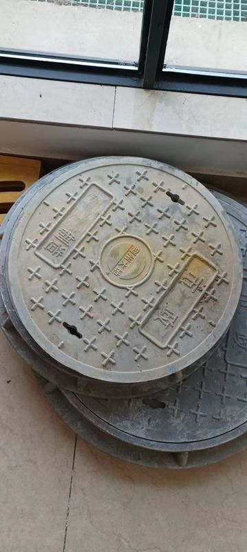 19.7 pollici grigio fibra di vetro copertura manhole circolare stile generale per la costruzione stradale
